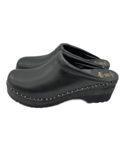TROENTORP（トロエントープ）TROENTORP (トロエントープ) スムースレザーサボ ブラック サイズ:42の古着・服飾アイテム