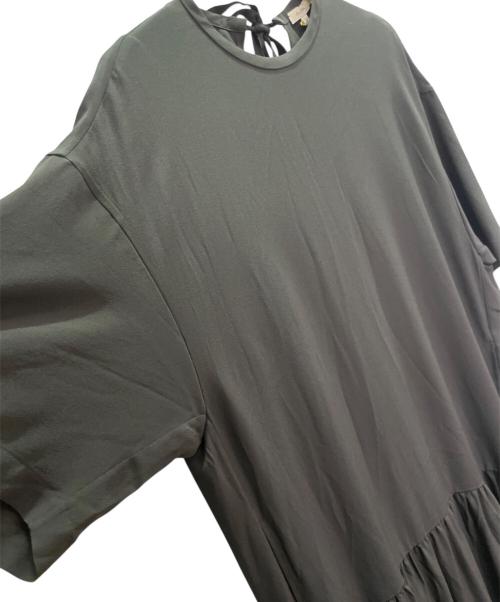 BLAMINK（ブラミンク）BLAMINK (ブラミンク) シルククルーネックバックリボンワンピース ブラック サイズ:36の古着・服飾アイテム