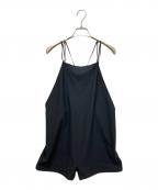 Nalaナラ）の古着「バックオープンオールインワン」｜ブラック