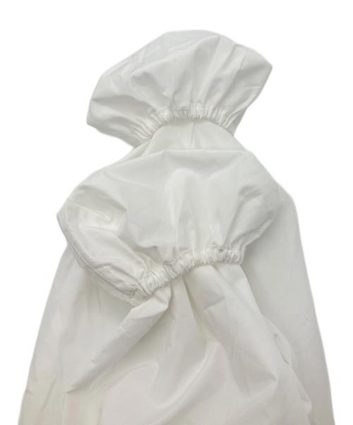 pois（ポワ）pois (ポワ) ギャザー2WAYブラウス ホワイト サイズ:freeの古着・服飾アイテム