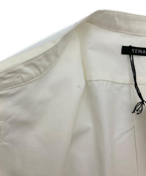 KEINA RITA（ケイナ リタ）KEINA RITA (ケイナ リタ) バンドカラープルオーバーシャツ ホワイト サイズ:36の古着・服飾アイテム