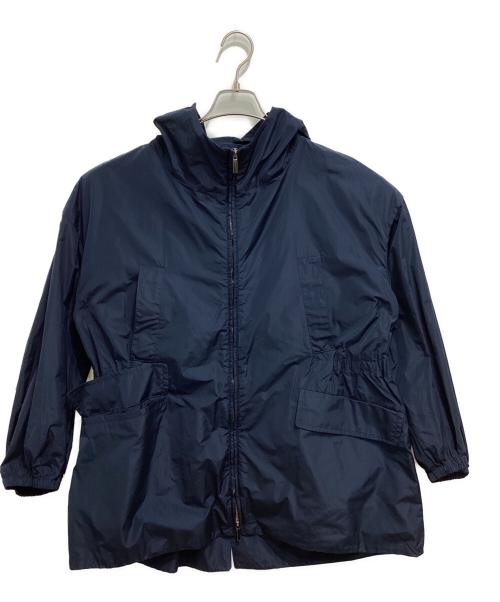 MaxMara（マックスマーラ）MaxMara (マックスマーラ) The Cube ジップアップナイロンフードコート ネイビー サイズ:38の古着・服飾アイテム