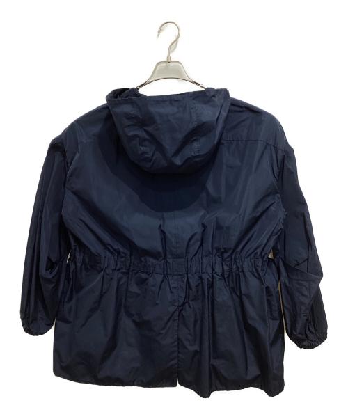 MaxMara（マックスマーラ）MaxMara (マックスマーラ) The Cube ジップアップナイロンフードコート ネイビー サイズ:38の古着・服飾アイテム