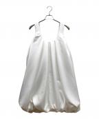 cygneシーニュ）の古着「バルーンミニワンピース cherry」｜ホワイト