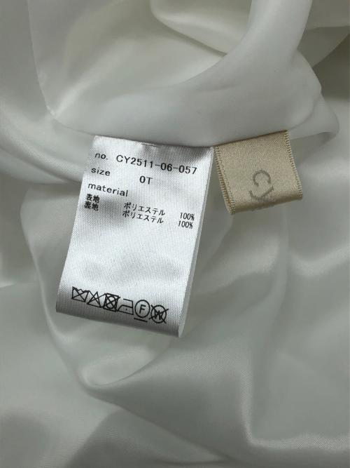 cygne（シーニュ）cygne (シーニュ) バルーンミニワンピース cherry ホワイト サイズ:0T 未使用品の古着・服飾アイテム