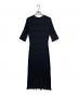 Mame Kurogouchi (マメクロゴウチ) Geometric Ribbed Knitted Dress ブラック サイズ:1：17000円