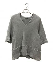 KEINA RITA（ケイナ リタ）の古着「Vネックプルオーバースウェット」｜グレー