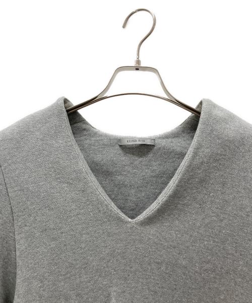 KEINA RITA（ケイナ リタ）KEINA RITA (ケイナ リタ) Vネックプルオーバースウェット グレー サイズ:Fの古着・服飾アイテム