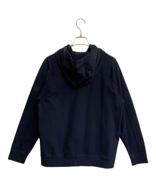 LARDINI（ラルディーニ）LARDINI (ラルディーニ) ジャージー ジップパーカー ネイビー サイズ:50の古着・服飾アイテム