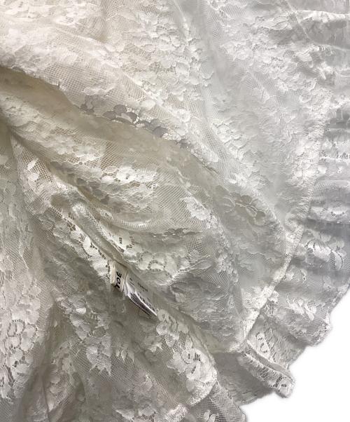 THE TOE（ザ・トゥー）THE TOE (ザ・トゥー) Portobello Lace Skirt ホワイト サイズ:FREEの古着・服飾アイテム