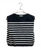HYKEハイク）の古着「BASQUE SLEEVELESS SHIRT」｜ブラック