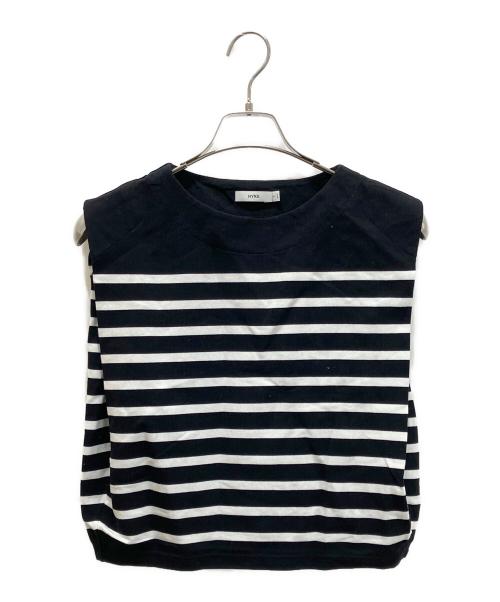 HYKE（ハイク）HYKE (ハイク) BASQUE SLEEVELESS SHIRT ブラック サイズ:1の古着・服飾アイテム