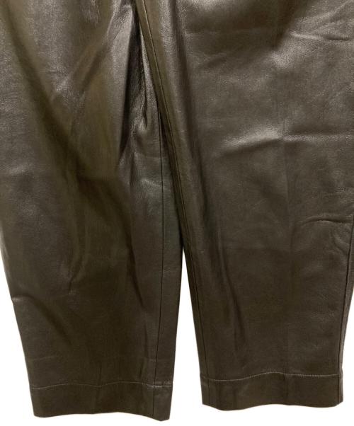 nanushka（ナヌーシュカ）nanushka (ナヌーシュカ) フェイクレザーイージーパンツ ブラック サイズ:Mの古着・服飾アイテム