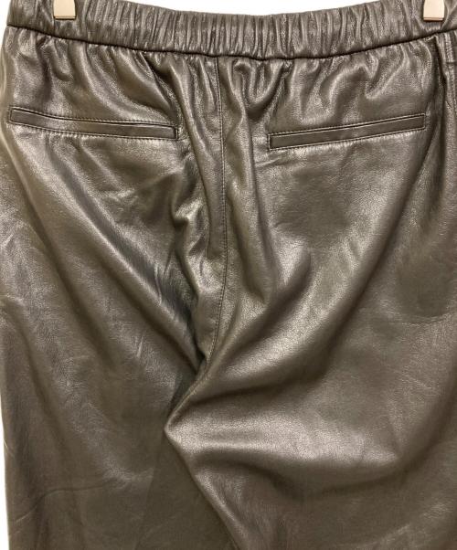 nanushka（ナヌーシュカ）nanushka (ナヌーシュカ) フェイクレザーイージーパンツ ブラック サイズ:Mの古着・服飾アイテム