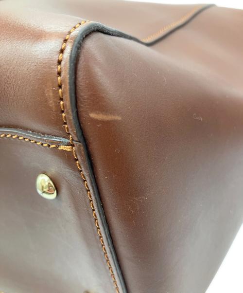 BOLDRINI SELLERIA（ボルドリーニ セレリア）BOLDRINI SELLERIA (ボルドリーニ セレリア) SHIPS (シップス) 別注 トートバッグ ブラウンの古着・服飾アイテム