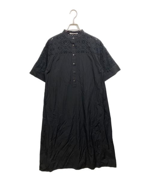 ticca（ティッカ）ticca (ティッカ) UNITED ARROWS (ユナイテッドアローズ) カットワークワンピース ブラック サイズ:Freeの古着・服飾アイテム