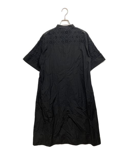 ticca（ティッカ）ticca (ティッカ) UNITED ARROWS (ユナイテッドアローズ) カットワークワンピース ブラック サイズ:Freeの古着・服飾アイテム