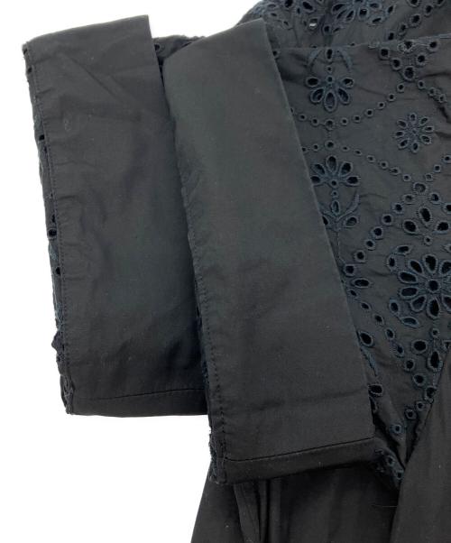 ticca（ティッカ）ticca (ティッカ) UNITED ARROWS (ユナイテッドアローズ) カットワークワンピース ブラック サイズ:Freeの古着・服飾アイテム