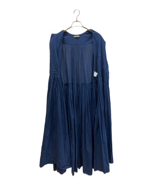 Curensology（カレンソロジー）Curensology (カレンソロジー) ノースリーブワンピース ブルー サイズ:freeの古着・服飾アイテム