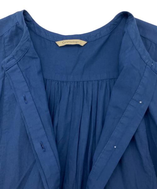 Curensology（カレンソロジー）Curensology (カレンソロジー) ノースリーブワンピース ブルー サイズ:freeの古着・服飾アイテム