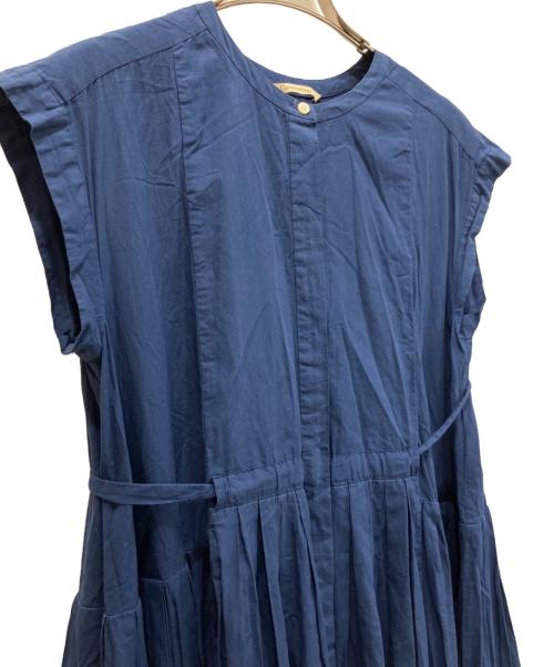 Curensology（カレンソロジー）Curensology (カレンソロジー) ノースリーブワンピース ブルー サイズ:freeの古着・服飾アイテム