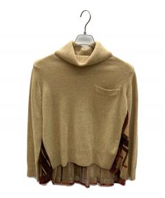 中古・古着通販】sacai (サカイ) コート グリーン×ネイビー サイズ:1