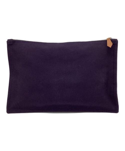 HERMES（エルメス）HERMES (エルメス) フラットポーチ　ヨッティングGM ネイビーの古着・服飾アイテム