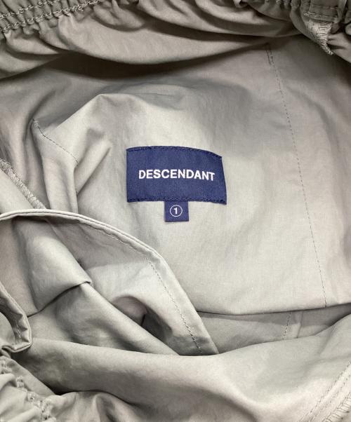DESCENDANT（ディセンダント）DESCENDANT (ディセンダント) WHARF NYLON TROUSERS グレー サイズ:1の古着・服飾アイテム