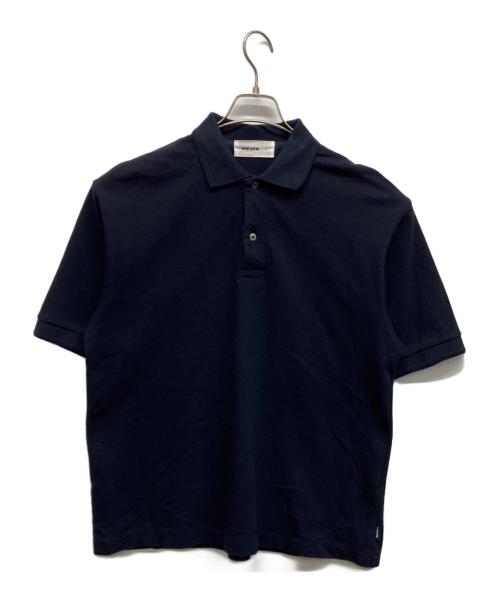 everyone（エブリワン）everyone (エブリワン) Pique Polo ネイビー サイズ:Mの古着・服飾アイテム