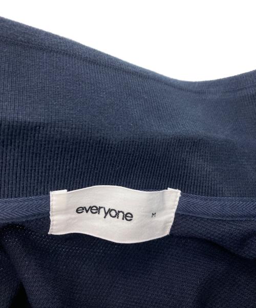 everyone（エブリワン）everyone (エブリワン) Pique Polo ネイビー サイズ:Mの古着・服飾アイテム