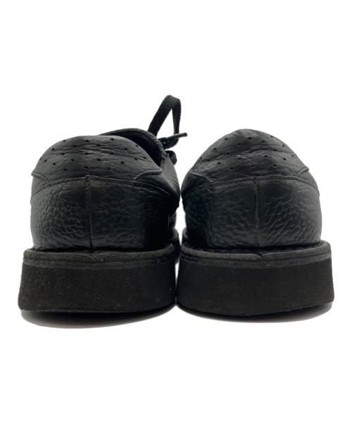 PADMORE&BARNES（パドモア&バーンズ）PADMORE&BARNES (パドモア&バーンズ) STEVEN ALAN (スティーブンアラン) レザースニーカー ブラック サイズ:8の古着・服飾アイテム