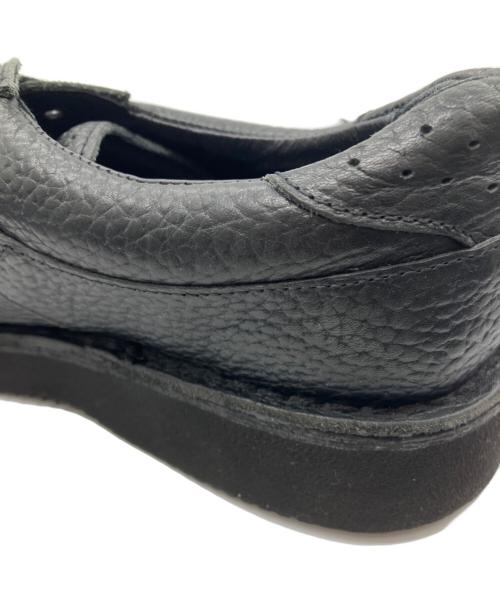 PADMORE&BARNES（パドモア&バーンズ）PADMORE&BARNES (パドモア&バーンズ) STEVEN ALAN (スティーブンアラン) レザースニーカー ブラック サイズ:8の古着・服飾アイテム