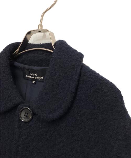 tricot COMME des GARCONS（トリココムデギャルソン）tricot COMME des GARCONS (トリココムデギャルソン) ステンカラーコート ネイビー サイズ:Mの古着・服飾アイテム