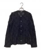 tricot COMME des GARCONSトリココムデギャルソン）の古着「フリンシカーディガン」｜ブラック