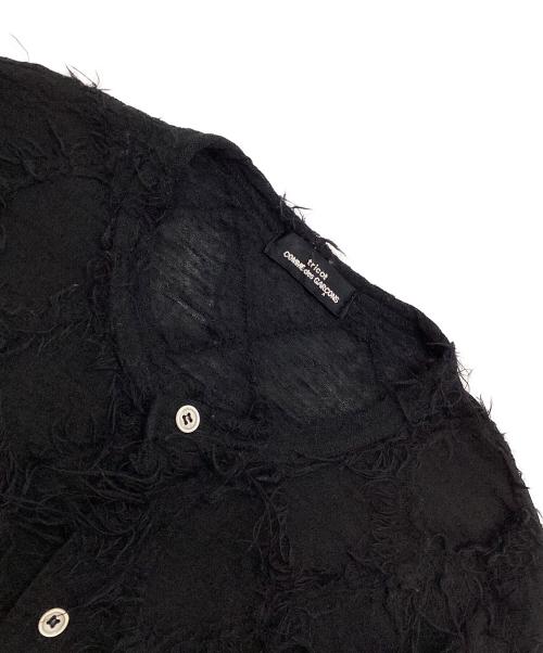 tricot COMME des GARCONS（トリココムデギャルソン）tricot COMME des GARCONS (トリココムデギャルソン) フリンシカーディガン ブラック サイズ:Freeの古着・服飾アイテム