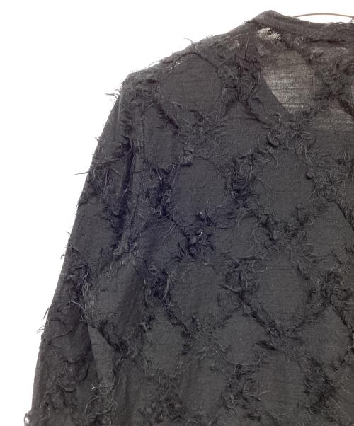 tricot COMME des GARCONS（トリココムデギャルソン）tricot COMME des GARCONS (トリココムデギャルソン) フリンシカーディガン ブラック サイズ:Freeの古着・服飾アイテム