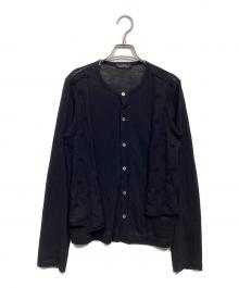 tricot COMME des GARCONS（トリココムデギャルソン）の古着「フェイクレイヤードカーディガン」｜ブラック