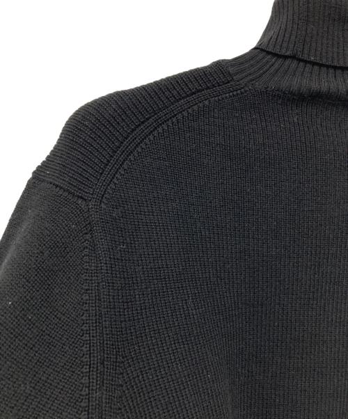 tricot COMME des GARCONS（トリココムデギャルソン）tricot COMME des GARCONS (トリココムデギャルソン) フラワー刺繍タートルネックニット ブラック サイズ:Freeの古着・服飾アイテム