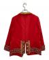 tricot COMME des GARCONS (トリココムデギャルソン) ビジュー装飾ジャケット レッド サイズ:M：15000円