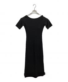 Rosarymoon（ロザリームーン）の古着「Back Open Fit Dress」｜ブラック