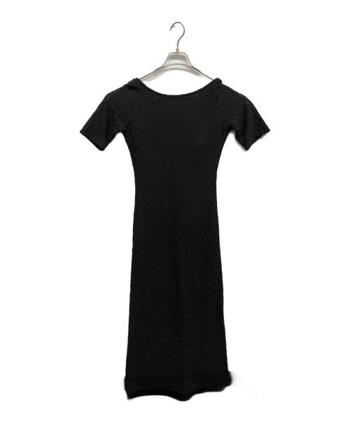 Rosarymoon（ロザリームーン）ROSARYMOON (ロザリームーン) Back Open Fit Dress ブラック サイズ:Freeの古着・服飾アイテム