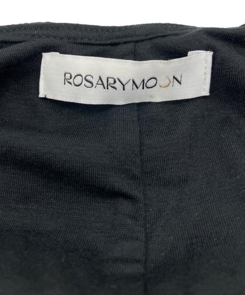 Rosarymoon（ロザリームーン）ROSARYMOON (ロザリームーン) Back Open Fit Dress ブラック サイズ:Freeの古着・服飾アイテム