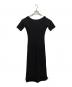 ROSARYMOON（ロザリームーン）の古着「Back Open Fit Dress」｜ブラック