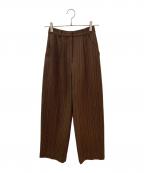 Ameriアメリ）の古着「UND MANY MOTIF BUTTON PANTS」｜ブラウン