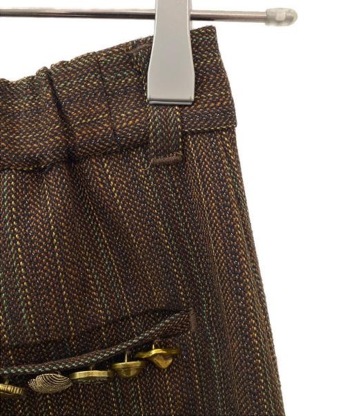 Ameri（アメリ）Ameri (アメリ) UND MANY MOTIF BUTTON PANTS ブラウン サイズ:Ｓ　の古着・服飾アイテム