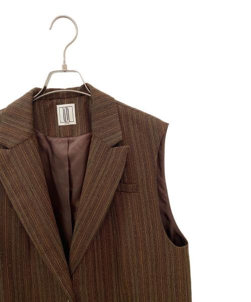 Ameri（アメリ）Ameri (アメリ) UND MANY MOTIF BUTTON VEST ブラウン サイズ:S 未使用品の古着・服飾アイテム
