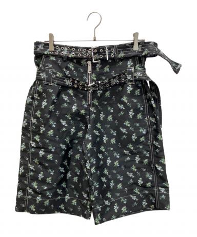 パンツ GANNI Floral Jacquard Shorts 中古・古着通販】Ganni (ガニー) FLORAL JACQUARD SHORTS ブラック
