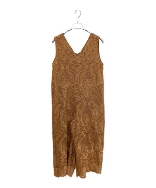 Ameri（アメリ）AMERI (アメリ) CHLOE V NECK ROMPERS ブラウン サイズ:Sの古着・服飾アイテム
