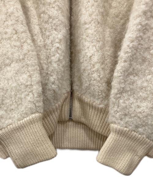 23区（ニジュウサンク）23区 (ニジュウサンク) ボアジャケット ベージュ サイズ:38の古着・服飾アイテム