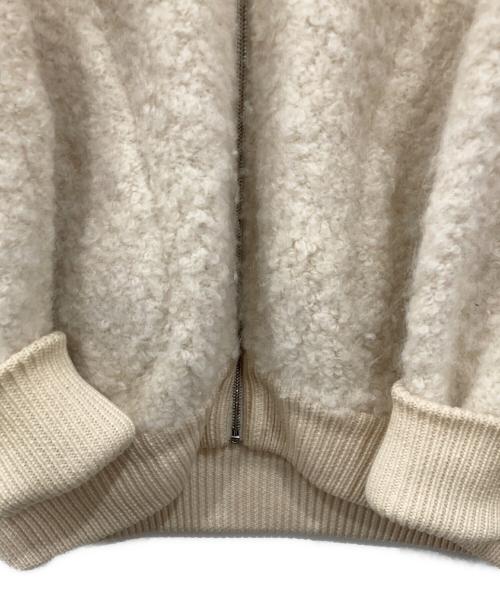 23区（ニジュウサンク）23区 (ニジュウサンク) ボアジャケット ベージュ サイズ:38の古着・服飾アイテム